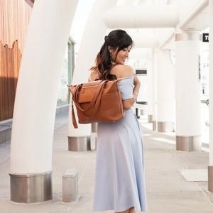 Lily Jade leather Madeline diaper bag